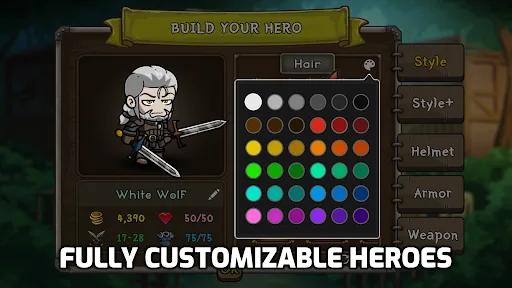 Auto Battles World: Idle RPG Android app screenshot 3