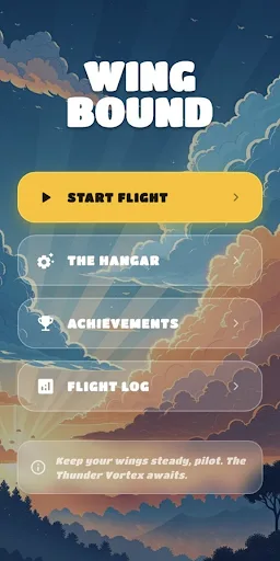 Wing Bound Android app screenshot 2