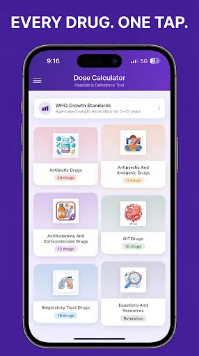 Pediatric Dose Calculator App Android app screenshot 2
