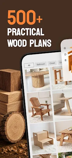 Woodsense: Wood Plans & Guides Android app screenshot 1