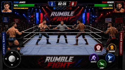 Real Tag Team Wrestling Game Android app screenshot 6