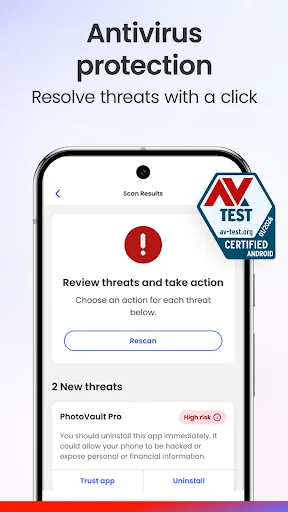 McAfee Security: Antivirus VPN Android app screenshot 5