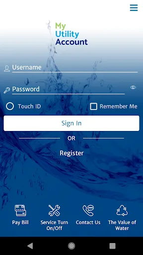 My Utility Account - Mobile Android app screenshot 1