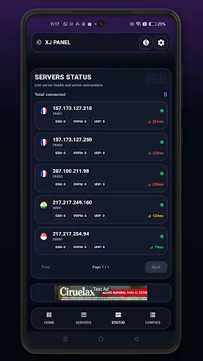 XJ PANEL Android app screenshot 3