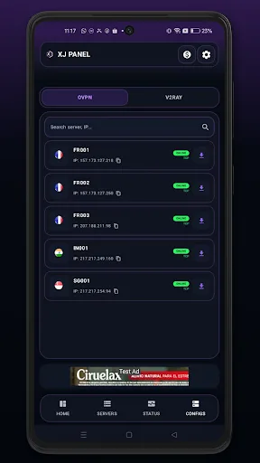 XJ PANEL Android app screenshot 4
