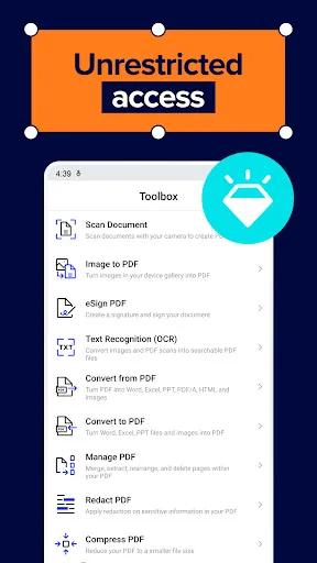 PDF Reader & Editor: Xodo Android app screenshot 4