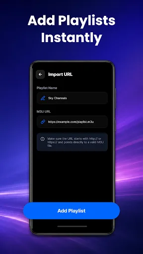 XStream: Smart IPTV Player Android app screenshot 1