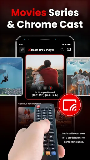 Smart Xtream IPTV Player Android app screenshot 1