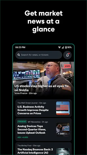 Yahoo Finance: Stocks & News Android app screenshot 4