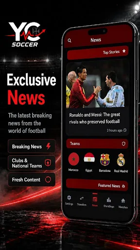 YC Soccer – Live Scores & News Android app screenshot 3