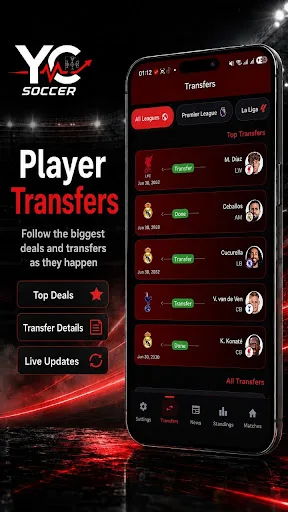 YC Soccer – Live Scores & News Android app screenshot 5