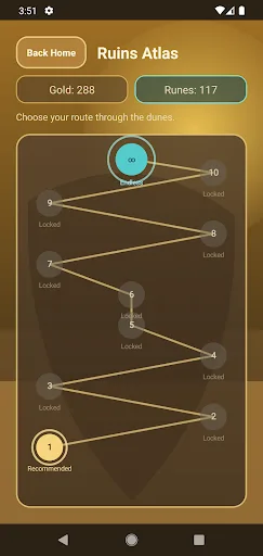 DuneMaze Android app screenshot 2