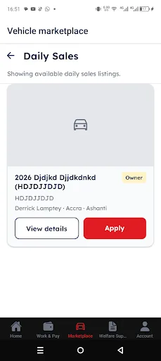 YDG Driver Android app screenshot 4