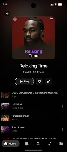 Youtify - Music & Playlists Android app screenshot 3