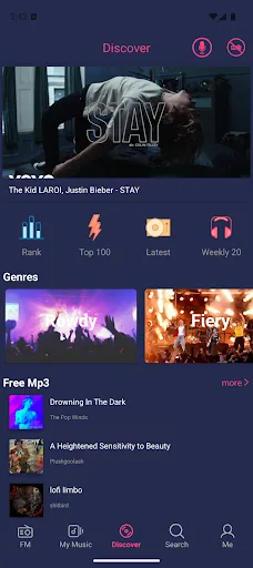 Free Music - listen to songs Android app screenshot 2