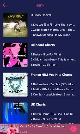 Free Music - listen to songs Android app screenshot 5