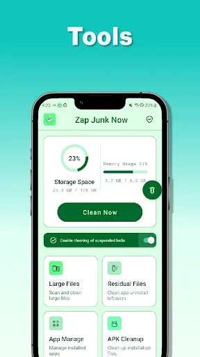 Zap Junk Now - Cleaner Android app screenshot 2