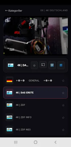 ZapTv Player Android app screenshot 3