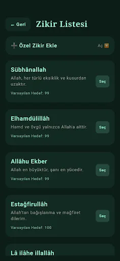 Zikra - Digital Dhikr Counter Android app screenshot 2