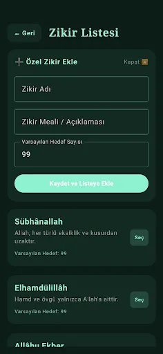 Zikra - Digital Dhikr Counter Android app screenshot 3
