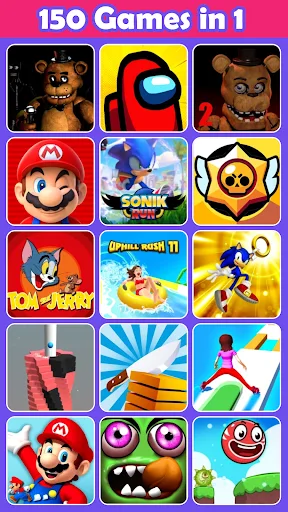 150 Games with ZOXOK Android app screenshot 1