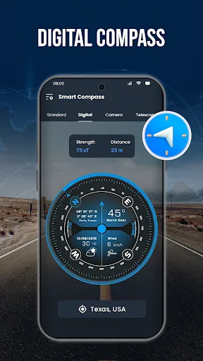 Compass Accurate: Compass app Android app screenshot 1