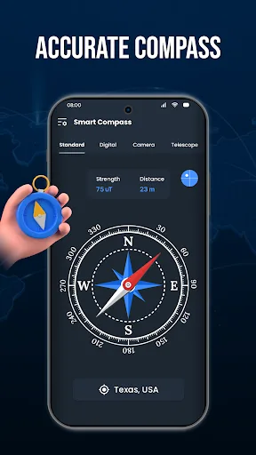 Compass Accurate: Compass app Android app screenshot 2