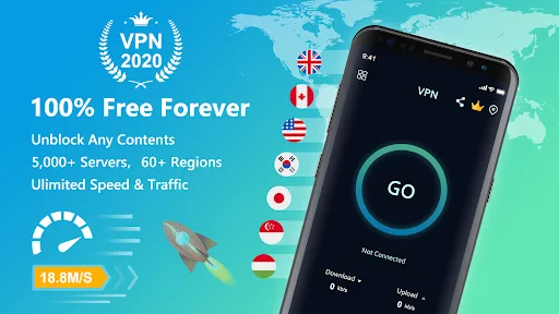 Free VPN Super™ -Fast & Secure Android app screenshot 1