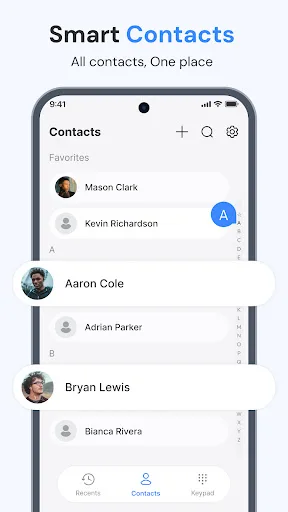 Phone Dialer: Contacts & Call Android app screenshot 2