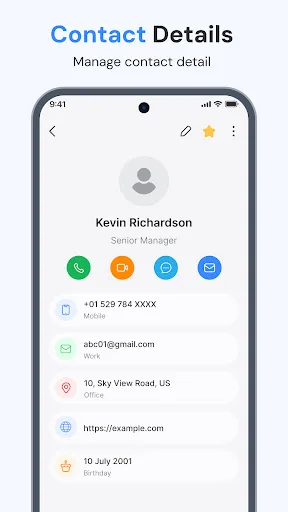 Phone Dialer: Contacts & Call Android app screenshot 3