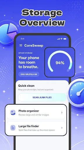 CoreSweep Android app screenshot 1