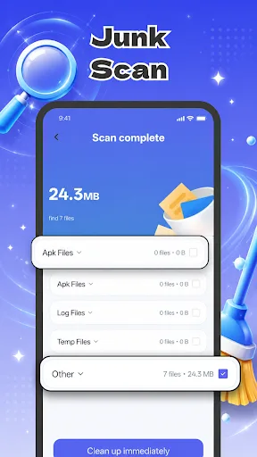 CoreSweep Android app screenshot 2