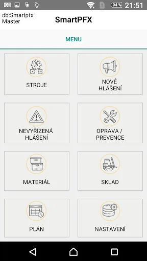 SmartPFX Android app screenshot 2