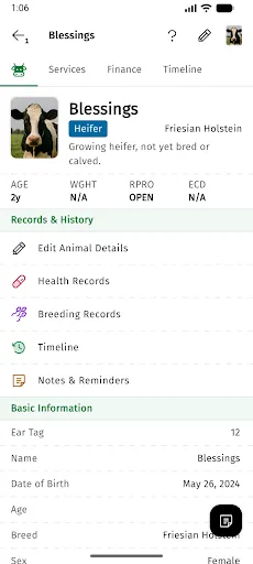 DairyBook Android app screenshot 4