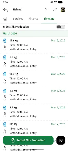 DairyBook Android app screenshot 6