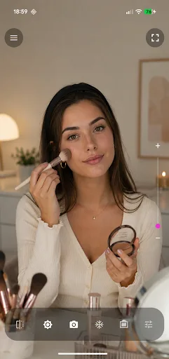 Mirror — Makeup Mirror Android app screenshot 2