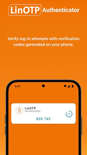 LinOTP Authenticator Android app screenshot 1