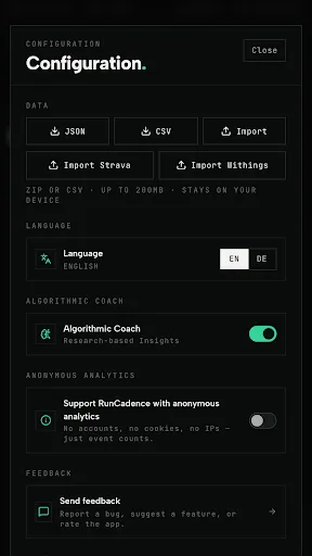 Run Cadence Android app screenshot 4