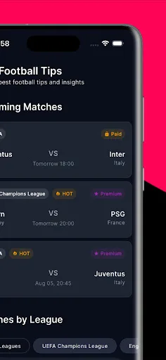 Elite Football Tips Android app screenshot 1