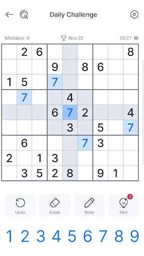 Sudoku - Classic Sudoku Puzzle Android app screenshot 5