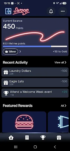 AU Swoop Android app screenshot 1
