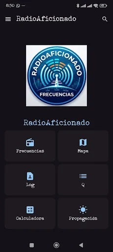 Radioaficionado: Frecuencias Android app screenshot 1