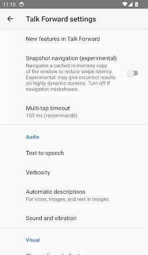 Talk Forward Android app screenshot 1