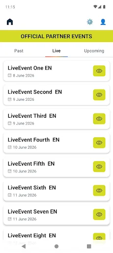 Livio Android app screenshot 1