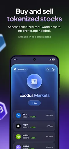 Exodus: Crypto & Payments Android app screenshot 4