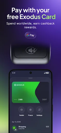 Exodus: Crypto & Payments Android app screenshot 6
