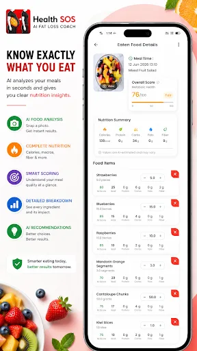 Fat Loss App: Health SOS Android app screenshot 4