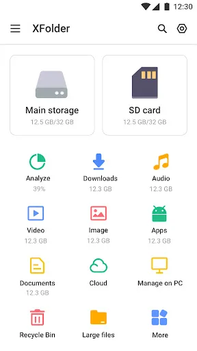 File Manager Android app screenshot 1