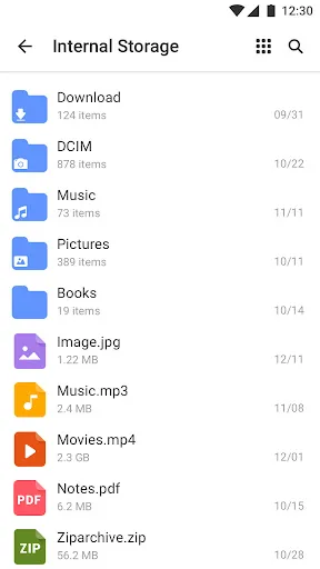 File Manager Android app screenshot 2