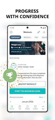 Fitness App: Gym Workout Plan Android app screenshot 3